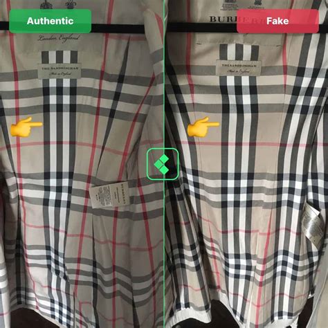 how to spot fake vintage burberry|identify burberry raincoat.